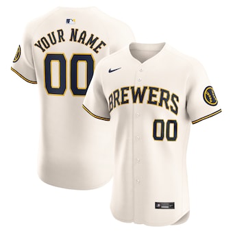 Custom Milwaukee Brewers Jersey